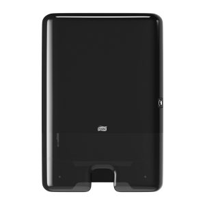 Tork Xpress® Multifold Hand Towel Dispenser Black H2, One-at-a-time Dispensing, Elevation Range, 552008
