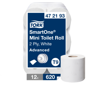 Tork SmartOne® Mini Toilet Roll White T9