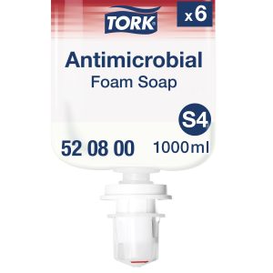 Tork Antimicrobial Soap Foam Transparent S4