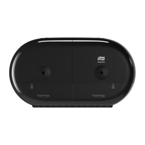 Tork SmartOne® Mini Twin Toilet Roll Dispenser Black T9